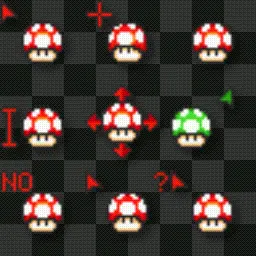 Mario Mushroom animated mouse cursor