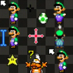 MARIO WORLD:Luigi animated mouse cursor