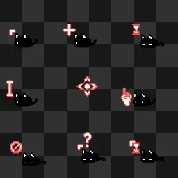 Mewo Omori animated mouse cursor
