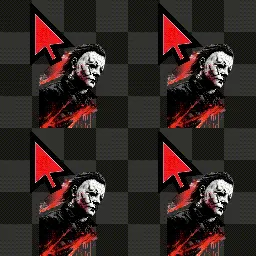 MICHAEL MYERS RED ARROW HALLOWEEN CURSOR