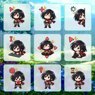 Mikasa Ackerman - Attack on Titan (Shingeki no Kyojin) Cursor