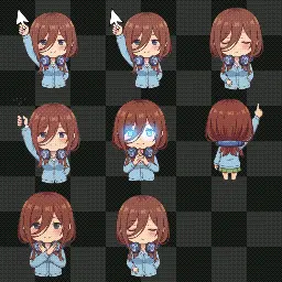 miku chibi mouse mouse cursor