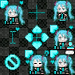miku Hatsune anime animated mouse cursor