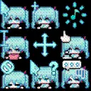 Miku PJSK All 31 Variants animated mouse cursor