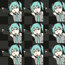 miku point mouse cursor