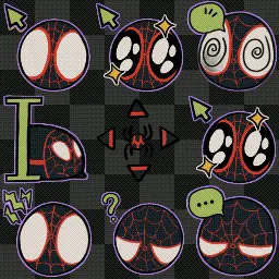 Miles Morales mouse cursor