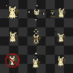Mimikyu animated mouse cursor