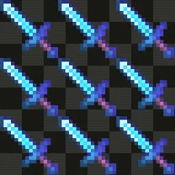 Minecraft Diamond Sword Animated animated mouse cursor