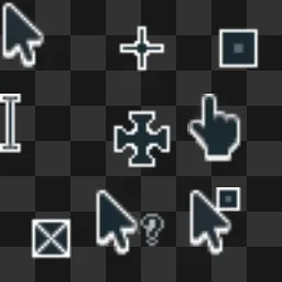 Minimalist Roblox mouse cursor