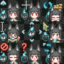 Miyabi animated mouse cursor