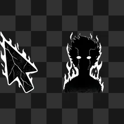 Mob Psycho 100 Shigeo Kageyama Dark Cursor