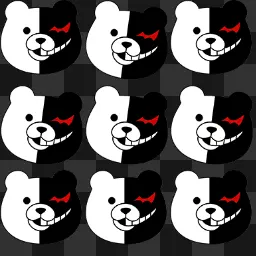Monokuma Danganronpa animated mouse cursor