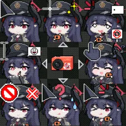 Motomiya Chiaki(Blue Archive) animated mouse cursor