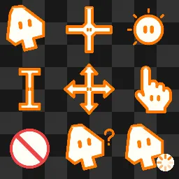 Mouse X Chroma — Amber v1.0 animated mouse cursor