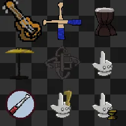 Music Band mouse cursor
