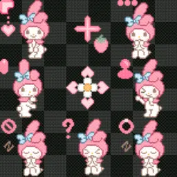My Melody animated mouse cursor