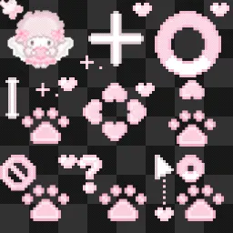 ℳy sweet piano࣪ ִֶָ☾. animated mouse cursor
