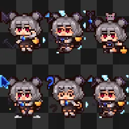 Nazrin by EbiEbiBeam animated mouse cursor