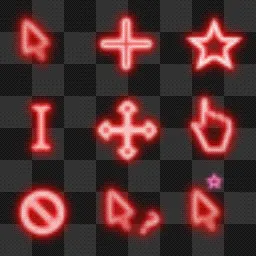 Neon Rainbow Cursor