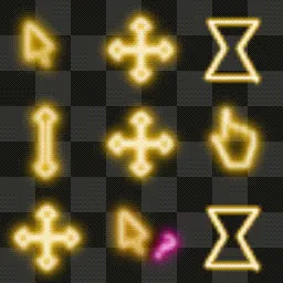 Neon Yellow Cursor
