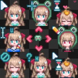 Neuro-sama animated mouse cursor