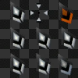 Night Diamond - Opal White animated mouse cursor
