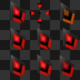Night Diamond - Ruby Red animated mouse cursor