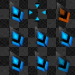 Night Diamond - Sapphire Blue animated mouse cursor