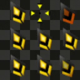 Night Diamond - Topaz Yellow animated mouse cursor
