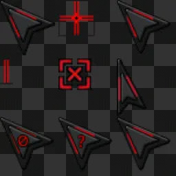 Nightlight Red animated mouse cursor