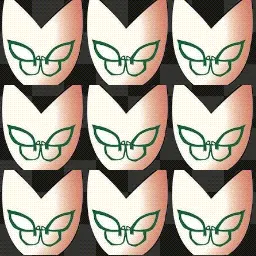 Noodle mask (gorillaz) mouse cursor