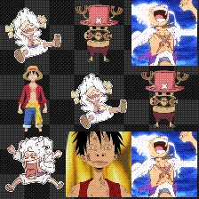 One Piece animated mouse cursor
