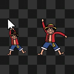 One Piece Luffy & Arrow Animated Cursor