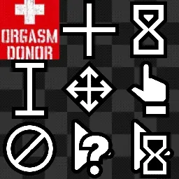 orgasm donor (100 likes pls) mouse cursor