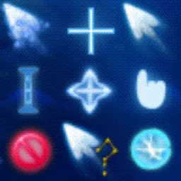 Ori animated mouse cursor