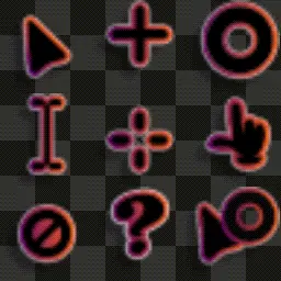 PandO Dark animated mouse cursor