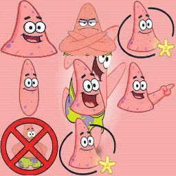 Patricio Ícono Estrella (Bob Esponja) (Sponge Bob) mouse cursor
