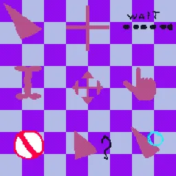 pink animated mouse cursor