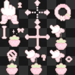 pink animated mouse cursor