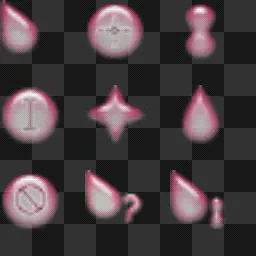 pink droplet˚⊹♡ animated mouse cursor