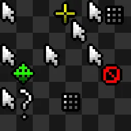 Pixel animated mouse cursor