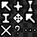 Pixel-Art Mouse Icons mouse cursor