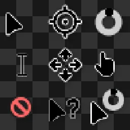 Pixel Black Cursor