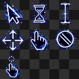 Pixelblue cursors