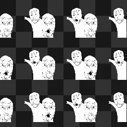Pointing soyjak mouse cursor