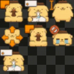 Pompompurin Cursor (With Diagonal cursors)