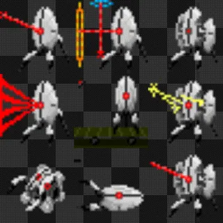 portal turret animated mouse cursor