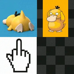 Psyduck mouse cursor