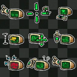 PyroRobo animated mouse cursor