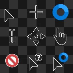 Quatra animated mouse cursor